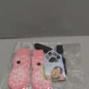 EXPAWLORER Dog Socks for Cold Winter Snow to Prevent Licking Paws, Anti Slip Doggie Booties Grippy Shoes for Hardwood Floors, Boots & Paw Protectors for Small Medium Large Senior Dogs Pink M