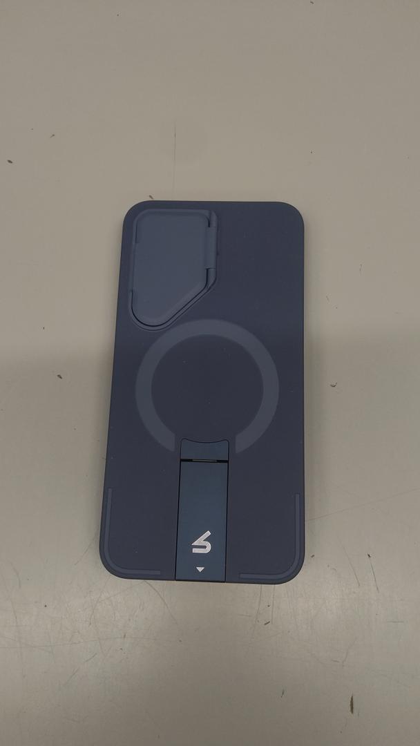 SURITCH for Samsung Galaxy S25 Phone Case, Magnetic Shockproof Bumper Case Slim Protective Cover with Camera Cover & Adjustable Metal Kickstand for Galaxy S25 (2025)Dark Blue