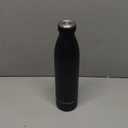 LARS NYSM Stainless Steel Insulated Water Bottle 25oz | Insulated Thermo Flask for Hot and Cold Beverages | Leakproof Drinking Bottle (Carbon Black, 25.4oz)