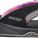 REEF Women's Fanning Bottle Opener Flip Flops (Black) 7