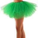Spooktacular Creations Women Tutu Skirt Costume Adult Halloween Tutus for Halloween Costume Cosplay Party (Green)