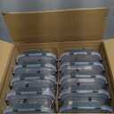 VERONES 10 Pack Glass Meal Prep Containers 2 Compartment Set, 30 OZ Airtight Glass Lunch Containers, Glass Food Storage Containers with Lids, for Microwave, Oven, Freezer & Dishwasher FriendlyGrey (Gray)