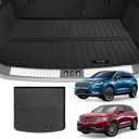 Custom for 2016-2018 Lincoln MKX/2019-2023 Lincoln Nautilus Cargo Mats Trunk Liner All Weather TPE Protection Mat Accessories (for 2016-2018 Lincoln MKX/2019-2023 Nautilus)