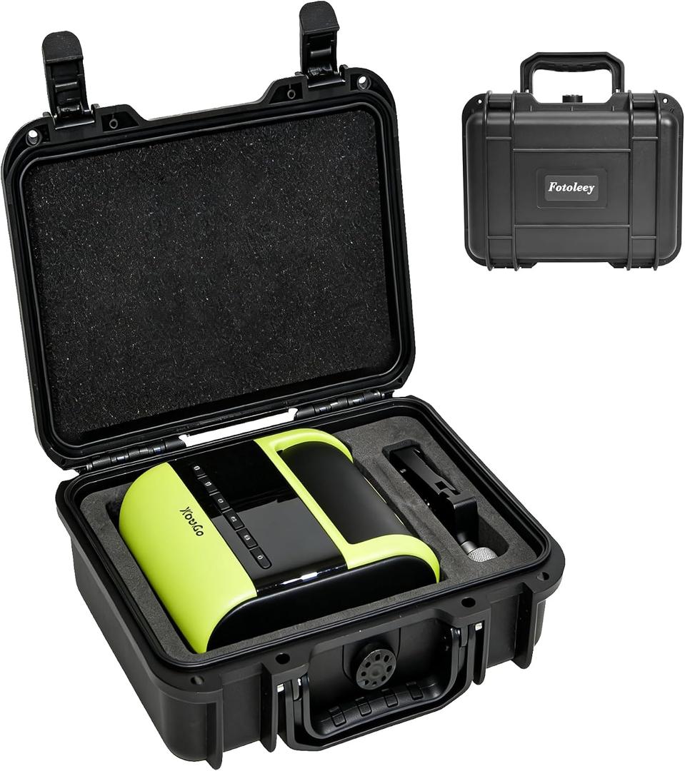 Carrying Case for XbotGo Falcon, Waterproof, Shockproof & Dustproof, Secure Lock & Ventilation System, Durable PP Plastic with EVA,for Storage & Travel