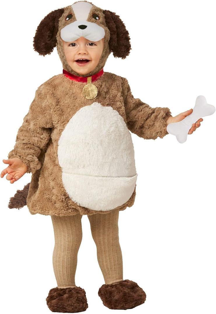 Morph Puppy Dog Costume for Toddlers - Cute Halloween Outfit for Boys and Girls - Adorable Puppy Toddler Costume (3-4 years)