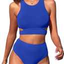 ZAFUL womens Bikini (M, Royal Blue)