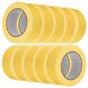 Frienda 10 Pack 600 Total Yards Automotive Refinish Masking Tape 36mm x 55m, Yellow Cars Vehicles Auto Body Paint Tape, Automotive Painters Tapes Bulk Set,1.4 in x 180 Ft