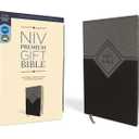 NIV, Premium Gift Bible, Leathersoft, Black/Gray, Red Letter, Comfort Print: The Perfect Bible for Any Gift-Giving Occasion