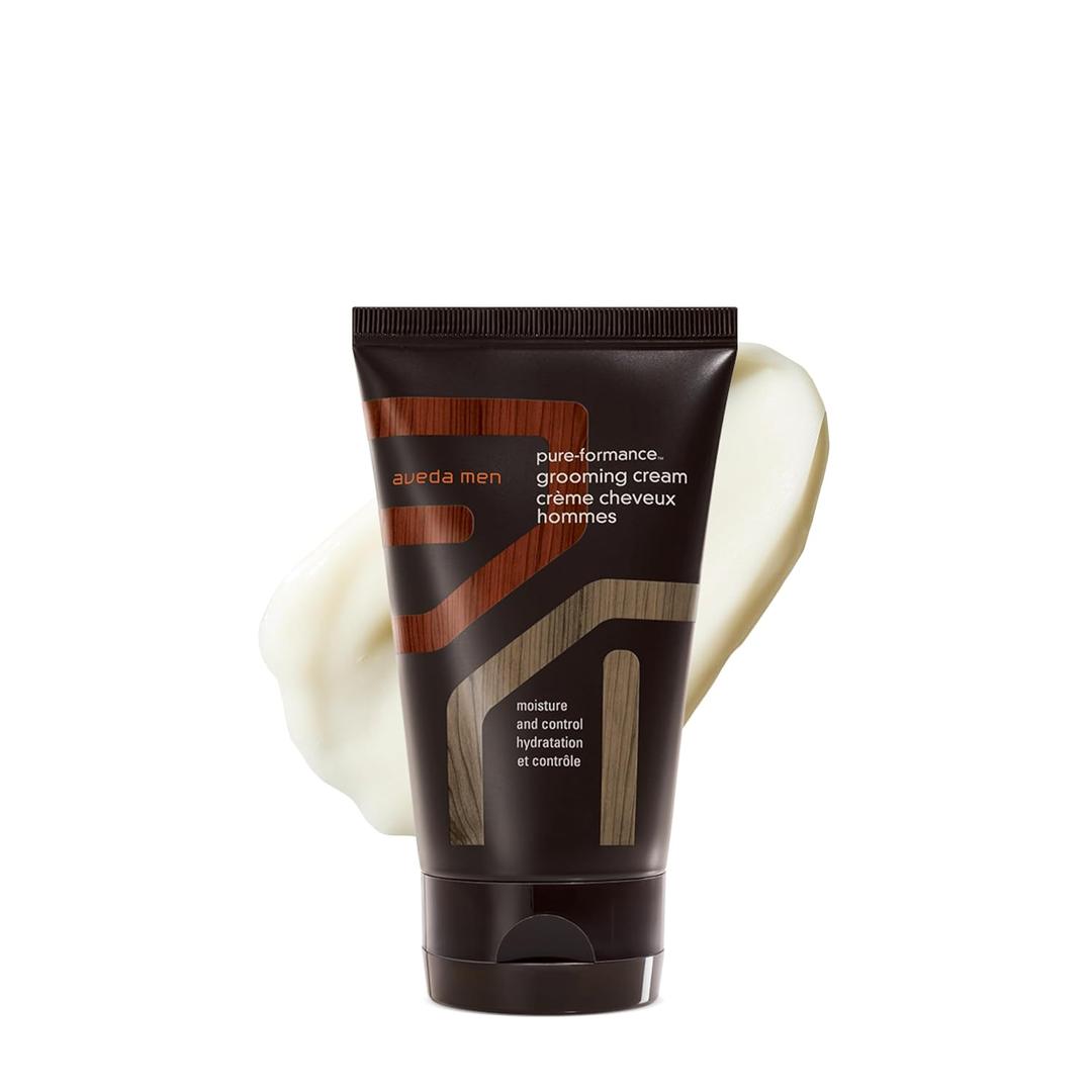Aveda Men Pure-Formance Grooming Hair Cream | Medium Hold | Conditions, Controls, Adds Moisture and Shine, | 94% Naturally Derived, 4.2 Fl Oz