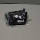 Womens Long Sleeve Shirts Crop Tops Fall Fashion Solid Square Neck, Black, Size L