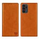 Samsung Galaxy A23 5G/4G Wallet Case with [RFID Blocking] Card Slot Stand Strong Magnetic Leather Flip Fold Protective Phone Case for Samsung Galaxy A23 5G/4G Case Wallet(Brown-6.6 inch)
