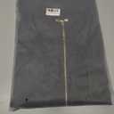 Men's Islamic Arab Kaftans Robe for Eid, Dubai Ramadan Daily Clothes - Muslim Thobe Shirt (Black, XL)