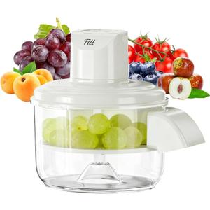 Electric Grape Peeling Machine  Automatic Peeler Skin Remover Tool for Small Fruits. 20s Fast Peeling Rechargeable Wireless, Easy Clean for Home & Commercial Use, Grape Garlic Cherry Tomato Peeler