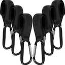 6 Pack Baby Stroller Hooks for Hanging Diaper Bags Pram Clips for Bags Multipurpose Hooks for Grocery Shopping Backpack Stroller Accessories Pram Buggy Clips Straps Hook