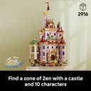 LEGO Disney Princess Beauty and The Beast Castle Building Set - Room Decor for Women & Men, Ages 18+ - Model Building Kit for Adults - Book Shelf Display - Gift for Disney Fans - 43263