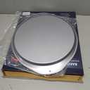 Pizza Pan - 14 Inch Nonstick Pizza Pan for Oven with Widen Handles for Cooking, Baking, and Grilling - Durable, Even Heating, Long-Lasting Kitchen Cookware (1, Grey) (Gray)