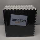 EVA Foam Interlocking Carpet Tiles, Thick and Soft, Durable Carpet Squares, Seamless Appearance Area Rug Tile, Easy to Install, 16 Tiles - 16 Sq Ft, Black