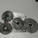 GE Drip Pans and Stove Burner Element Unit Set, Perfectly Fit WB30M1 & WB30M2 -Replacement for GE Hotpoint Kenmore Stove TopBlack