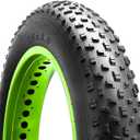 Fat Tire 26x4.0 Bike Tire,Electric Bicycle Mountain Bike Wire Tires Folding Dual Wide Mountain Snow Bike Accessory, pack of 1