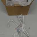 ORLESS Over The Door/Wall Mount Ironing Board Hanger, Laundry Room Iron and Ironing Caddy Board Storage Holder White