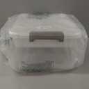 Citylife 17 QT Plastic Storage Box with Removable Tray Craft Organizers and Storage Clear Storage Container for Organizing Bead, Tool, Sewing, Playdoh