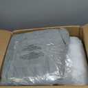 Hobestluk Bean Bag Chairs Beanbag Chair with Filler Adult Bean Bags with Fluffy Plaid Cover, Giant Bean Bag Chairs for Adults for Living Room, Bedroom (Grey, 5FT - 50 x 50 x 24)