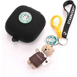 Case for Powerbeats Pro Wireless Earbuds with Doll Lanyard Carabiner, Silicone Cute Cover Protective Shockproof with Multiple Cartoon Styles of Design for Beats Powerbeats Pro