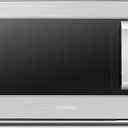 Toshiba ML-EM62P(SS) Large Countertop Microwave with Smart Sensor, 6 Menus, Auto Defrost, ECO Mode, Mute Option & 16.5" Position Memory Turntable, 2.2 Cu Ft, 1200W, Stainless Steel