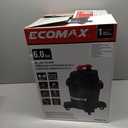 Ecomax EM18116P 6 gal 4.0 HP Poly Wet-Dry Vacuum