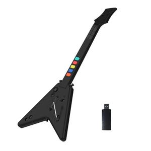 NBCP Wireless Guitar Controller for PlayStation 4, PC,PS4/PS3,Clone Hero, Fortnite Festival,Compatible with Guitar Hero & Rock,Plug-and-Play USB Receiver