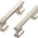 Ravinte Hardware 20 Pack 3 Inch (76mm) Brushed Nickel Cabinet Pulls, Heavy Duty Kitchen Drawer & Cupboard Handles, Solid Cabinet Hardware