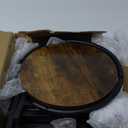 5 Gallon Water Dispenser Jug Stand 3-Tier Drink Beverage Dispenser Holder with Storage Shelf, 36.5'' Tall Water Stand for 1-5 Gallon Water Bottles/Crocks, Water Jug, Plants, Rustic Brown & Black