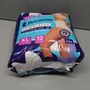 Because Adult Incontinence Underwear for Sensitive Skin - Women - Premium Overnight Disposable Briefs, Anti Odor - White, X-Large - Absorbs 6 Cups - 12 Count (Pack of 1)