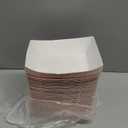 Yinkin 100 Pcs 2lb Paper Food Trays Boat 2lb Disposable Nacho Trays Kraft Paper Boat for Tacos Concession Easter Graduation Birthday Wedding Christmas Halloween Valentine Party Supplies(Light Pink)