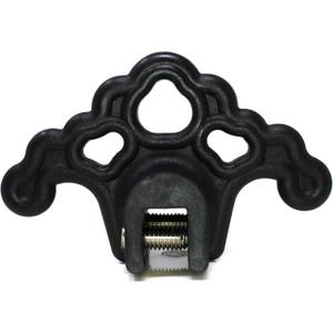 JSP Manufacturing Plastic Roof Ice Guard Snow Guard Snow Stops for Standing Seam Metal Roofing - Multi-Color/Multi-Pack Listing (1, Black)