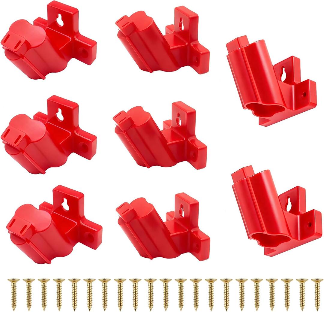 Tool Holder Wall Mount Compatible for Milwaukee 12V Drill Bit Holder, Power Tool Organizer Storage Wall Hanger for M12