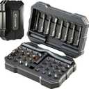 Saker 42-in-1 Magnetic Screwdriver Kit with T Handle Multi-Bit Ratchet Screwdriver Set for Home, Computer, Bicycle, Furniture, DIY Gifts Dark Grey