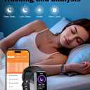 KPEP AMOLED Fitness Watches for Women Men with Stress Blood Oxygen Heart Rate Monitor Sleep Tracking 110+ Sport Modes Fitness Tracker Watch Calorie Counter Step Tracker IP68 Waterproof for Andriod iOS