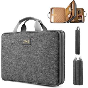 ZINZ Slim Expandable 13 13.3 13.6 14 Laptop Case Sleeve Compatible with MacBook Air/Pro 13-14 M1 M2 M3 2021-2023 Pro/Max,13.5 Surface Laptop 4/3,D01G01