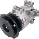 Dearl A/C AC air condition compressor with Clutch L4 2.4L compatible with Toyota 07-09 Camry / 06-12 Hiace / 06-08 Rav4 06 07 08 09 (2006 2007 2008 2009)