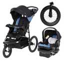 Baby Trend Expedition® Zero Flat Jogger Travel System with LED Lights, Dash Blue