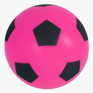 Fabric Soccer Ball, Soft Indoor and Outdoor Play Ball, Pink