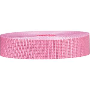 Strapworks Lightweight Polypropylene Webbing - Poly Strapping for Outdoor DIY Gear Repair, Pet Collar, Crafts - 1 Inch x 10 Yards - Pink