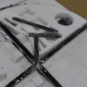 Knurldon Modern 60 inch Black Round Chandelier, Extra Large Chandeliers Crystal Chandeliers for Living Room, Large Wagon Wheel Chandelier for Foyer, Staircase, Entrance,Includes Bulb