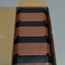 Bed Risers and Furniture Risers, Heavy Duty Adjustable Lifting Blocks for Couches, Desks, and Chairs, Elevates 1.5 Inches, Holds up to 4000 lbs (Brown)