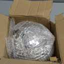 NuLink 8inch Disco Ball Decor Mirror Balls Hanging Disco for Party Decorations Wedding Home (Silver)