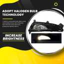Pair Fog Lights Compatible with Tucson 2016 2017 2018 w/Cover