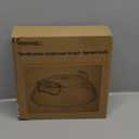 Microwave Splatter Cover for Food, Clear Microwave Splash Guard Cooker Lid with Handle Microwave Oven Splatter Cover Dish bowl Plate Serving Cover Plastic Splash Guard Lid (Mini Type)