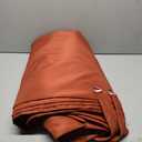 U/D Sun Shade Sail, Water Resistant Sunscreen Awning Canopy, Sunblock Shade Cloth for Outdoor Garden Patio Yard Party, with Rope,Orange,4x6m