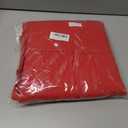 Unisex Adult Matte Graduation Cap and Gown Set with Honor Cord Gold Stoles for College School Bachelor Graduates (Red 51")